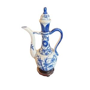 Blue and White Ceramic Vase